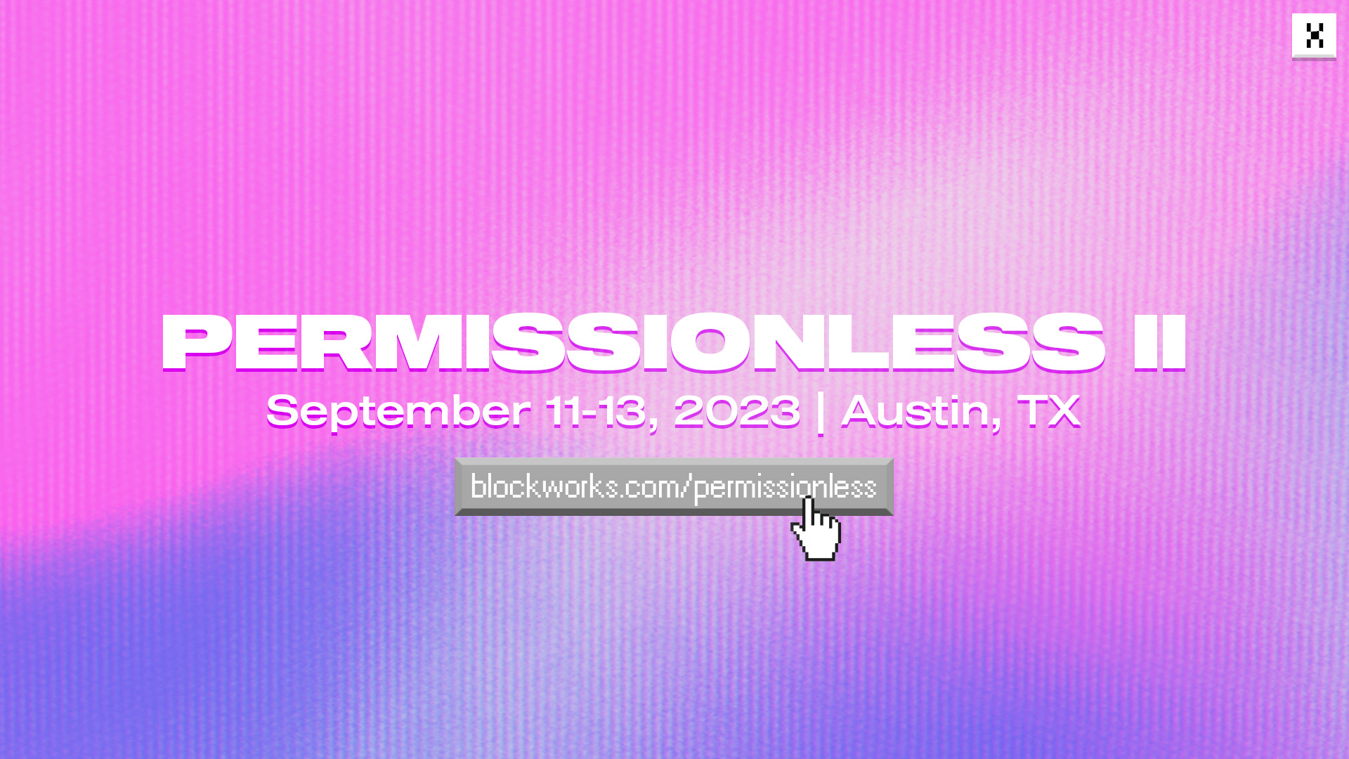 Permissionless II event branding